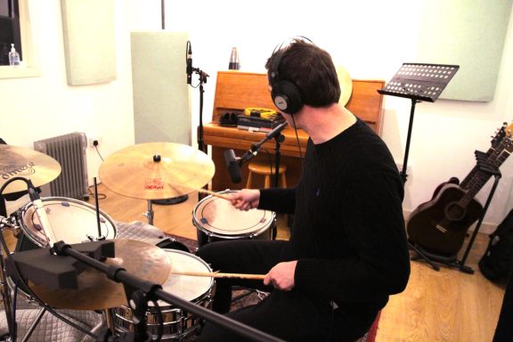 Drum kit Recording Pearl Paiste Sabian Zildjian Ludwig Yorkshire Music Studios